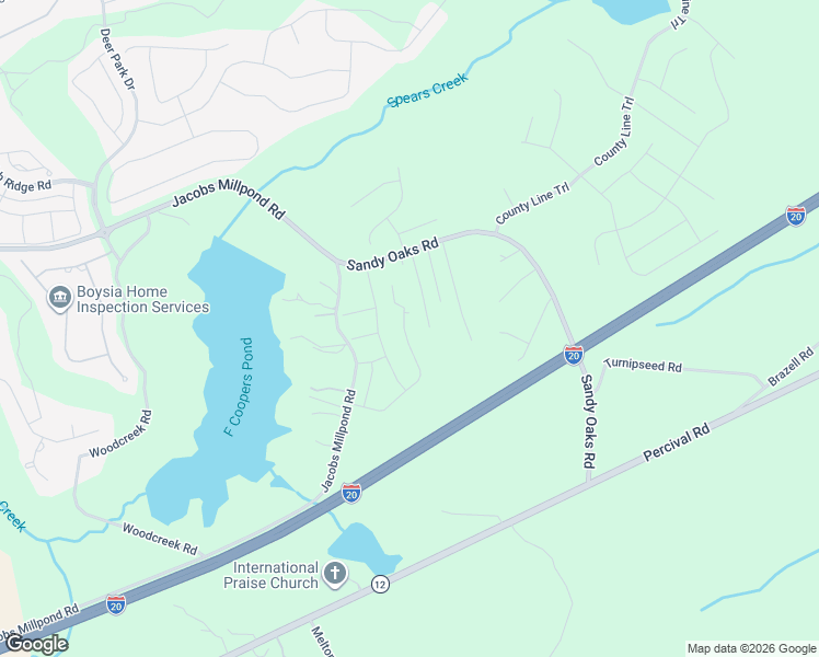 map of restaurants, bars, coffee shops, grocery stores, and more near 1100 Sandy Oaks Road in Elgin