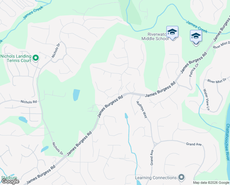 map of restaurants, bars, coffee shops, grocery stores, and more near 1020 Red Cedar Trail in Suwanee