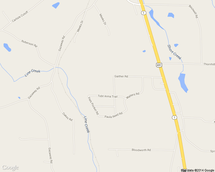 map of restaurants, bars, coffee shops, grocery stores, and more near 500 Gaither Road in Boaz