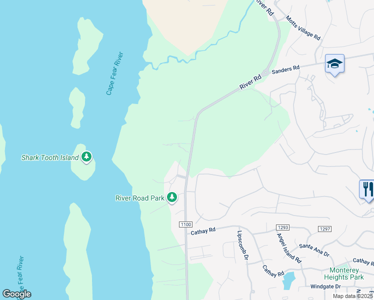 map of restaurants, bars, coffee shops, grocery stores, and more near 104 Durands Landing in Wilmington