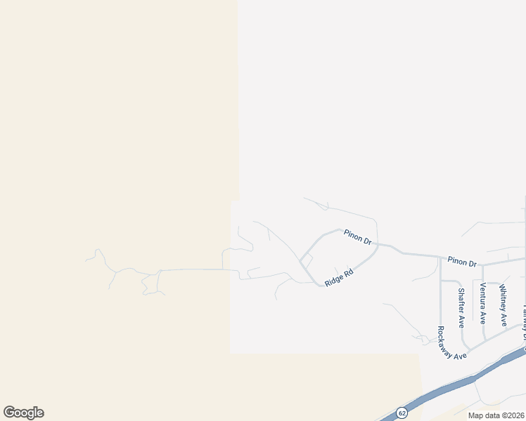 map of restaurants, bars, coffee shops, grocery stores, and more near 53734 Ridge Road in Yucca Valley