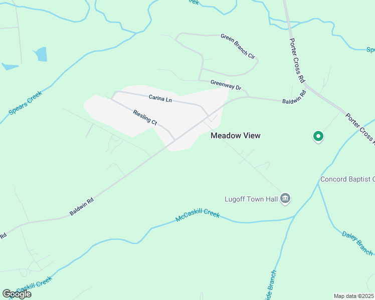map of restaurants, bars, coffee shops, grocery stores, and more near 1559 Baldwin Road in Lugoff