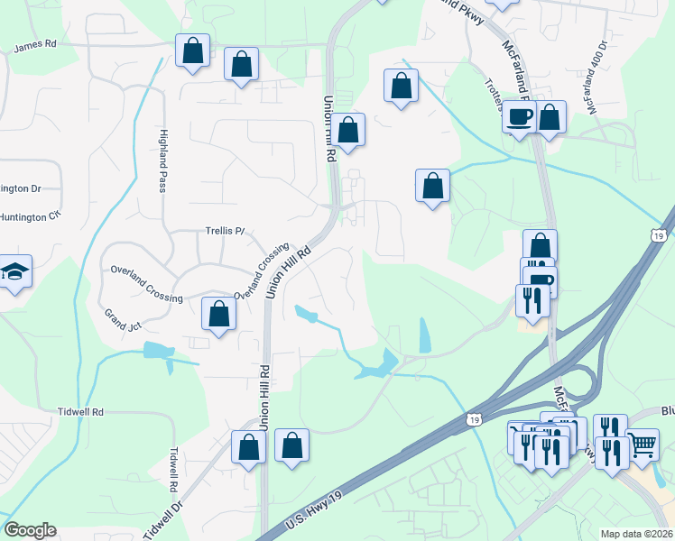 map of restaurants, bars, coffee shops, grocery stores, and more near 1108 Greenvale Court in Alpharetta
