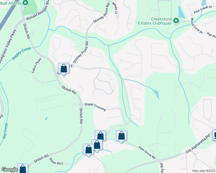 map of restaurants, bars, coffee shops, grocery stores, and more near 6230 Yorkridge Drive in Alpharetta