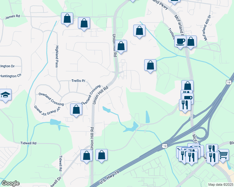 map of restaurants, bars, coffee shops, grocery stores, and more near 1108 Greenvale Court in Alpharetta