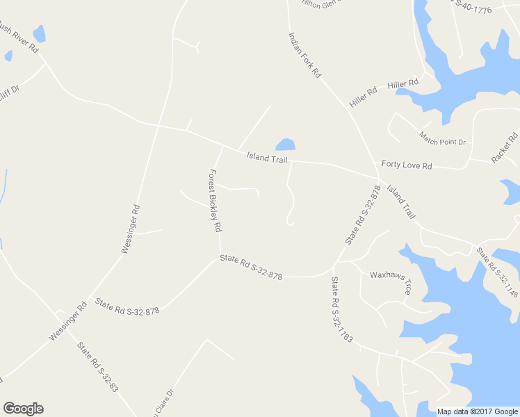 map of restaurants, bars, coffee shops, grocery stores, and more near 129 Forest Bickley Road in Chapin