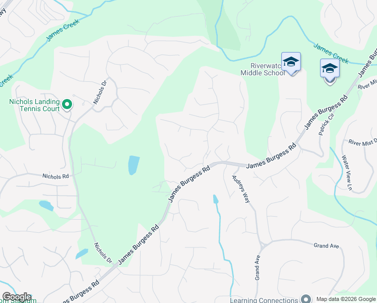 map of restaurants, bars, coffee shops, grocery stores, and more near 1245 Mount Laurel Place in Suwanee