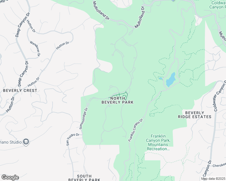 map of restaurants, bars, coffee shops, grocery stores, and more near 2 Beverly Park Way in Beverly Hills