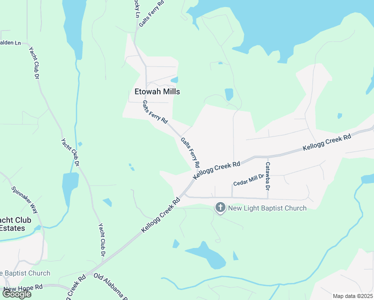 map of restaurants, bars, coffee shops, grocery stores, and more near 6773 Galts Ferry Road in Acworth