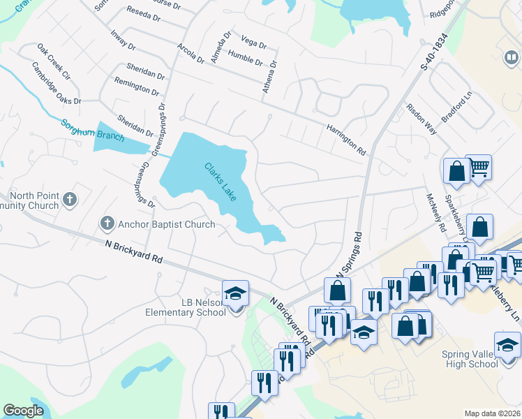 map of restaurants, bars, coffee shops, grocery stores, and more near 307 East Springs Road in Columbia