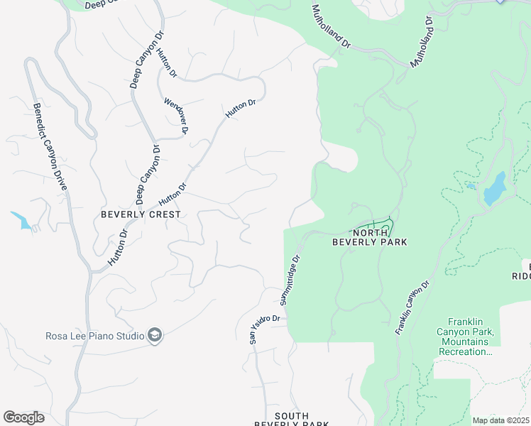 map of restaurants, bars, coffee shops, grocery stores, and more near 9706 Hensal Road in Beverly Hills