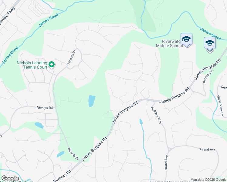 map of restaurants, bars, coffee shops, grocery stores, and more near 1270 Red Cedar Trail in Suwanee