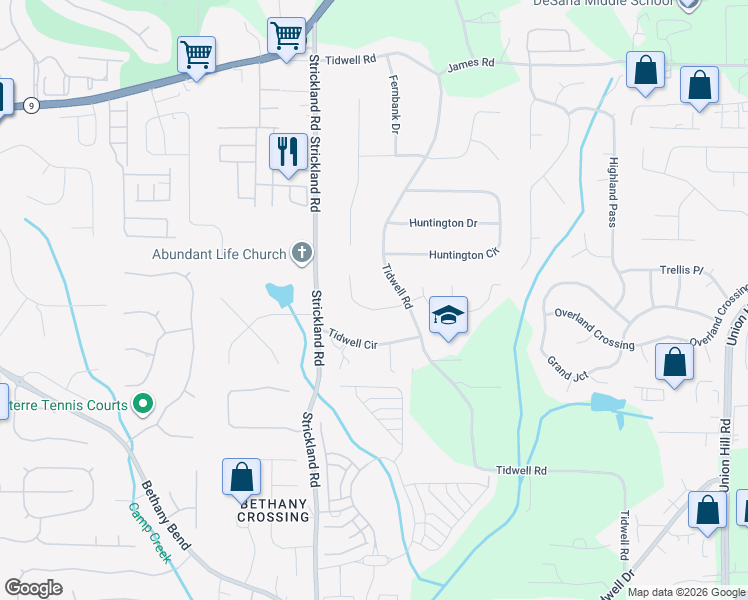 map of restaurants, bars, coffee shops, grocery stores, and more near 120 Fernwood Court in Alpharetta