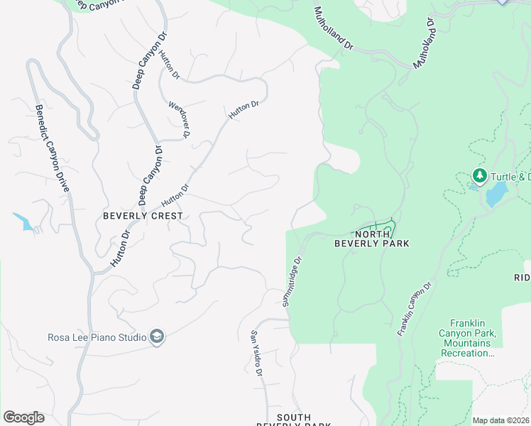 map of restaurants, bars, coffee shops, grocery stores, and more near 9702 Hensal Road in Beverly Hills