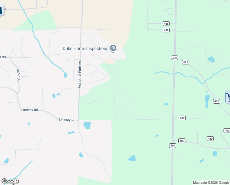 map of restaurants, bars, coffee shops, grocery stores, and more near 326 Ashland Drive Southwest in Cullman