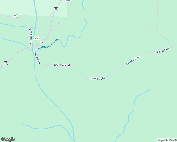 map of restaurants, bars, coffee shops, grocery stores, and more near Chambers Road in Double Springs