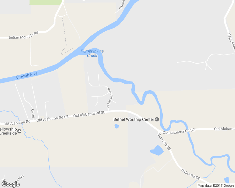 map of restaurants, bars, coffee shops, grocery stores, and more near 15 River Shoals Drive in Cartersville