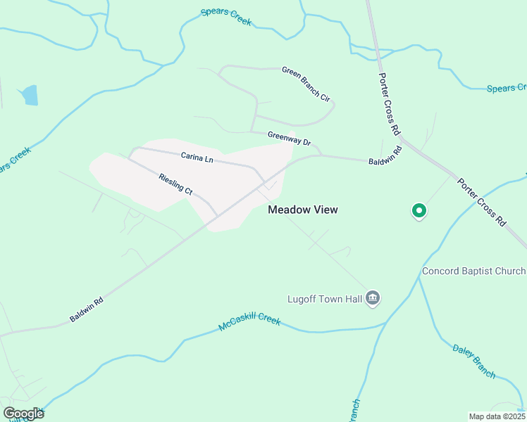 map of restaurants, bars, coffee shops, grocery stores, and more near 1406 Meadowview Lane in Lugoff