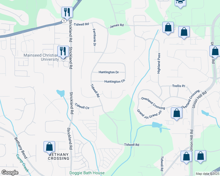 map of restaurants, bars, coffee shops, grocery stores, and more near 845 Vintner Court in Alpharetta