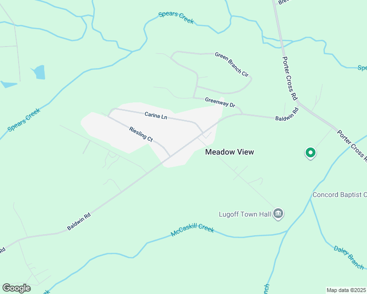 map of restaurants, bars, coffee shops, grocery stores, and more near 1559 Baldwin Road in Lugoff