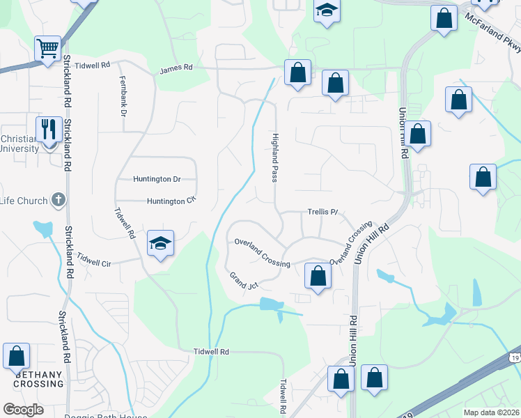 map of restaurants, bars, coffee shops, grocery stores, and more near 2715 Brookside Court in Alpharetta