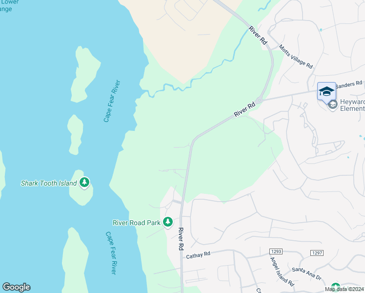 map of restaurants, bars, coffee shops, grocery stores, and more near 104 Turtle Cay Drive in Wilmington