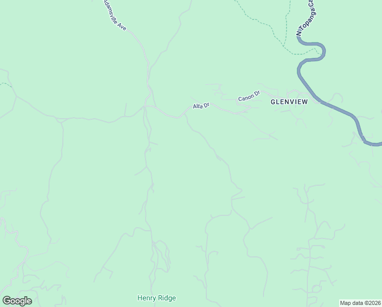 map of restaurants, bars, coffee shops, grocery stores, and more near 2300 Corsham Road in Topanga