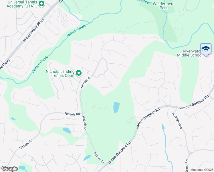 map of restaurants, bars, coffee shops, grocery stores, and more near 320 Blackwood Lane in Suwanee