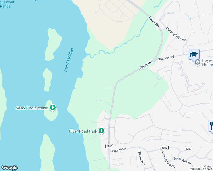 map of restaurants, bars, coffee shops, grocery stores, and more near 104 Turtle Cay Drive in Wilmington