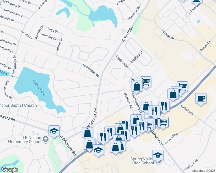 map of restaurants, bars, coffee shops, grocery stores, and more near 432 Abe Circle in Columbia