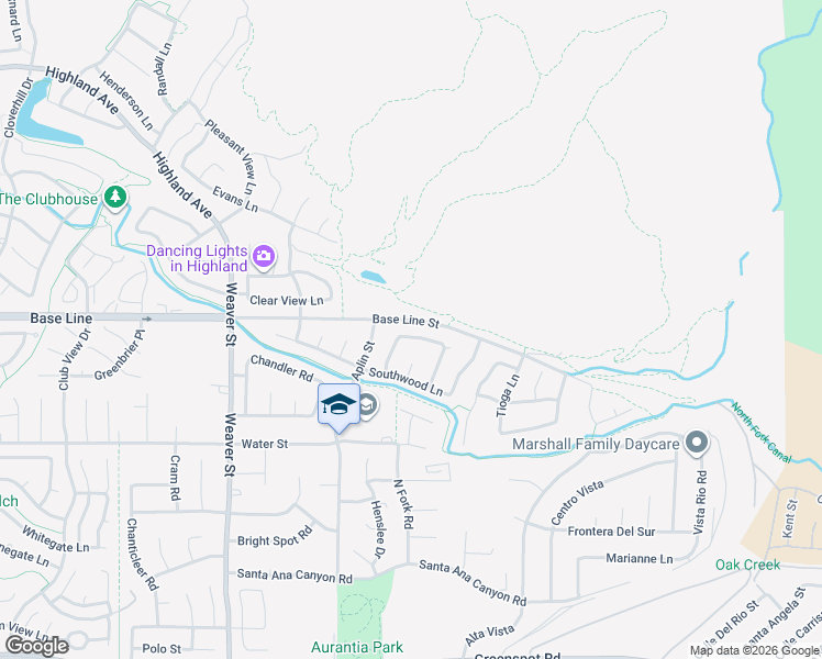 map of restaurants, bars, coffee shops, grocery stores, and more near 29786 Havenwood Lane in Highland