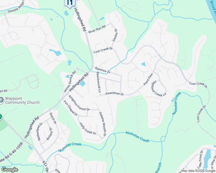 map of restaurants, bars, coffee shops, grocery stores, and more near 112 Wateroak Drive in Irmo