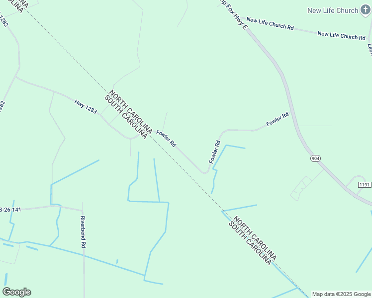 map of restaurants, bars, coffee shops, grocery stores, and more near 1232 Fowler Road in Tabor City