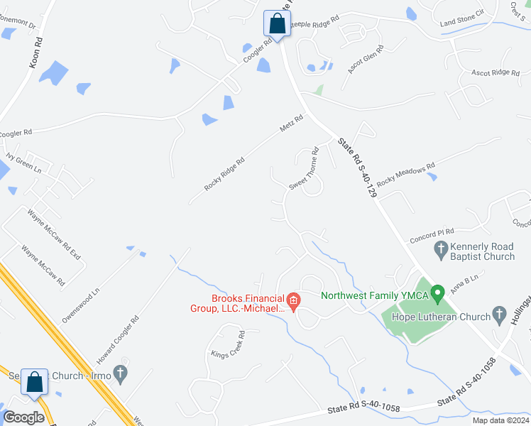 map of restaurants, bars, coffee shops, grocery stores, and more near 11 Pitsford Court in Irmo