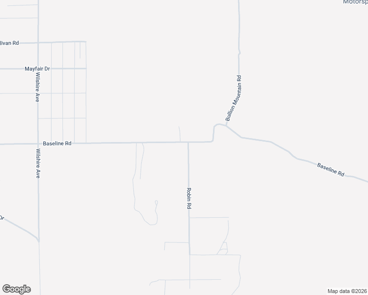 map of restaurants, bars, coffee shops, grocery stores, and more near 75851 Baseline Road in Twentynine Palms