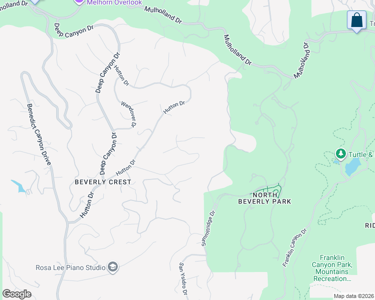 map of restaurants, bars, coffee shops, grocery stores, and more near 2766 Ellison Drive in Beverly Hills