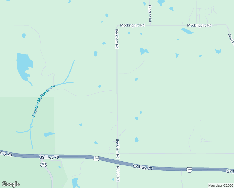 map of restaurants, bars, coffee shops, grocery stores, and more near Beckham Road in Ardmore