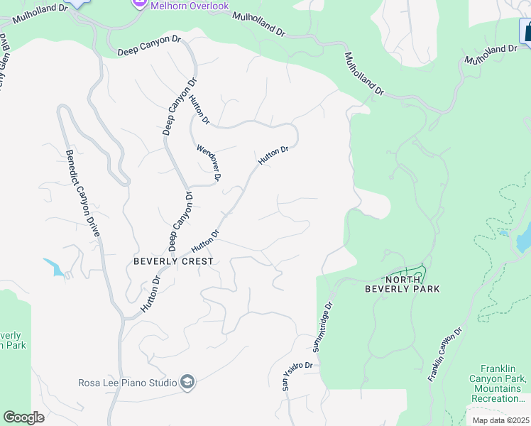 map of restaurants, bars, coffee shops, grocery stores, and more near 9715 Arby Drive in Beverly Hills