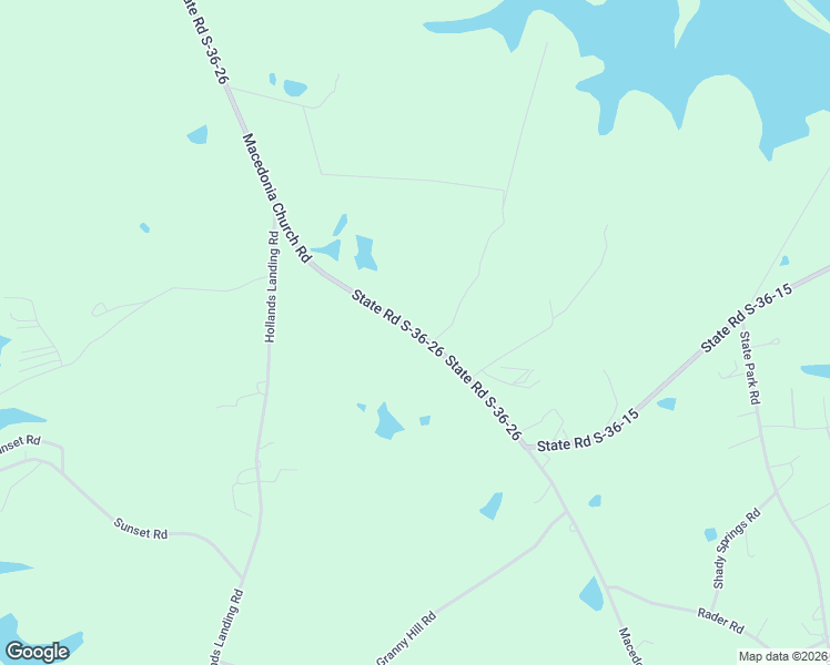 map of restaurants, bars, coffee shops, grocery stores, and more near 2693 Macedonia Church Road in Prosperity