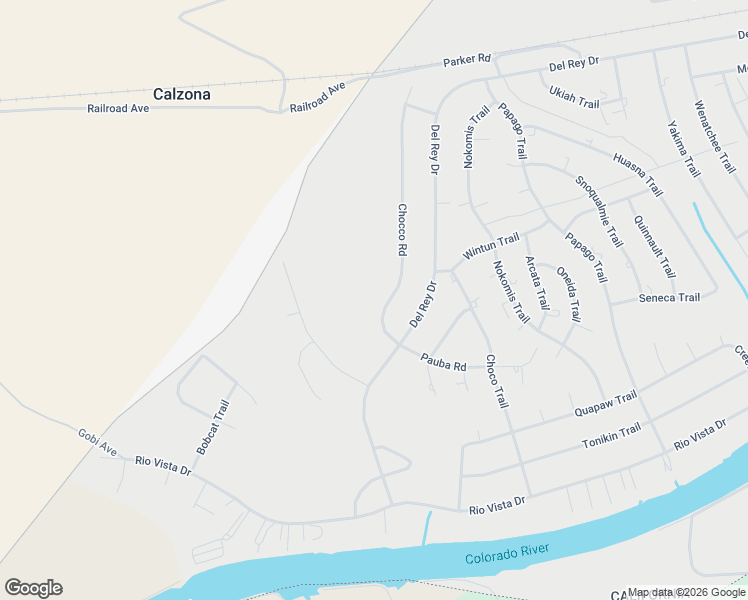 map of restaurants, bars, coffee shops, grocery stores, and more near 7378 Chocco Road in Big River