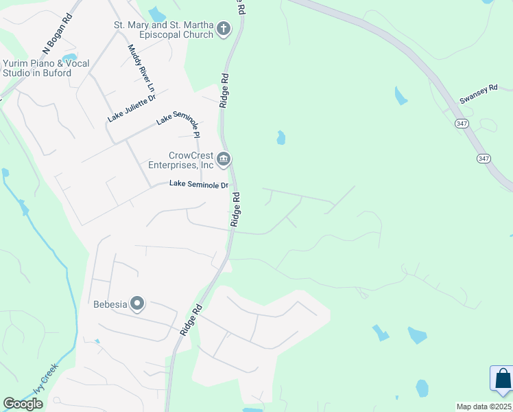 map of restaurants, bars, coffee shops, grocery stores, and more near 3752 Bear Den Creek Drive in Buford