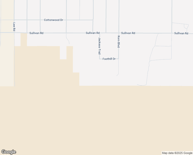 map of restaurants, bars, coffee shops, grocery stores, and more near Jackass Trail in Twentynine Palms