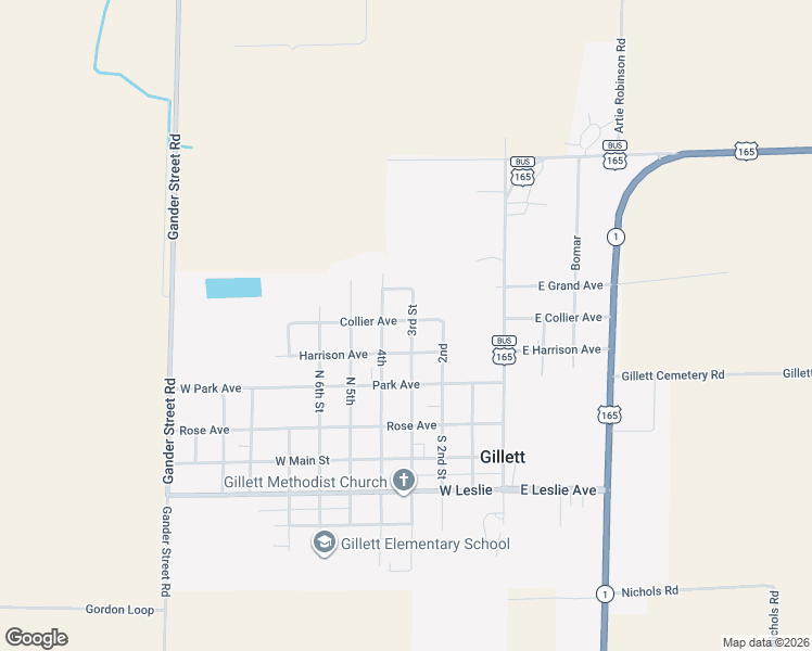 map of restaurants, bars, coffee shops, grocery stores, and more near 10 West Main Street in Gillett