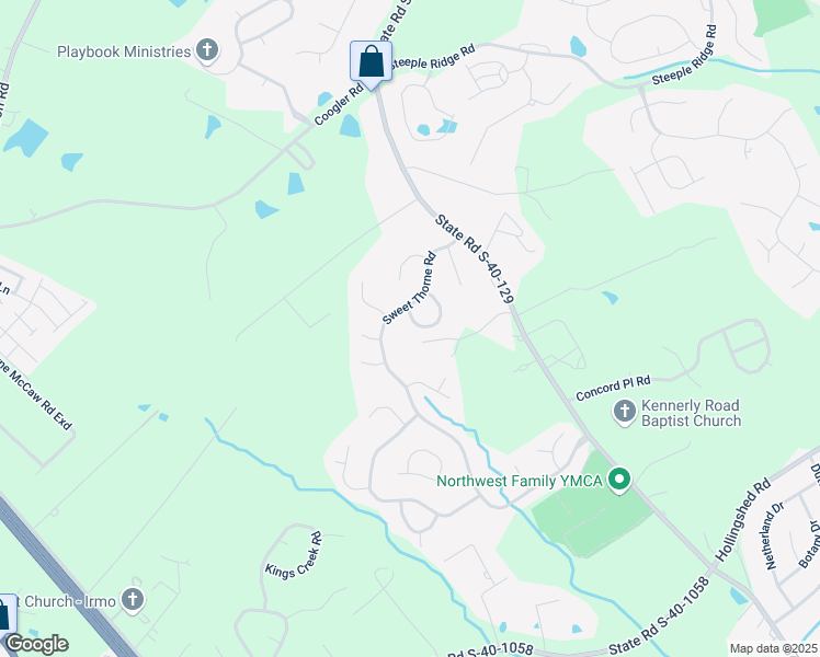 map of restaurants, bars, coffee shops, grocery stores, and more near 104 Wenlock Circle in Irmo
