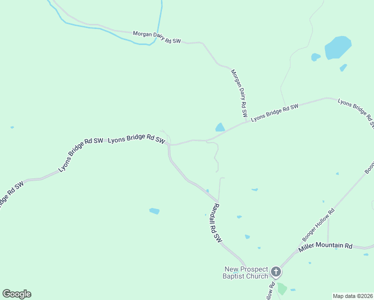 map of restaurants, bars, coffee shops, grocery stores, and more near 551 Lyons Bridge Road Southwest in Cave Spring