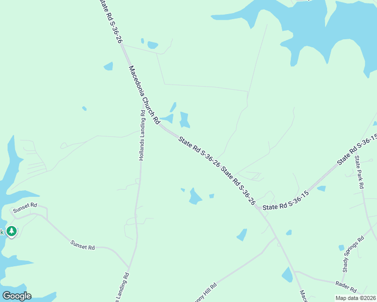 map of restaurants, bars, coffee shops, grocery stores, and more near 2693 Macedonia Church Road in Prosperity