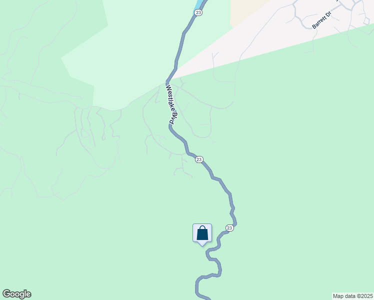 map of restaurants, bars, coffee shops, grocery stores, and more near 1315 Westlake Boulevard in Westlake Village