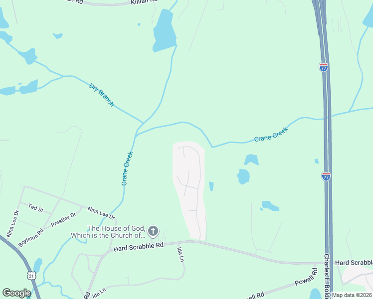 map of restaurants, bars, coffee shops, grocery stores, and more near 71 Privet Court in Columbia