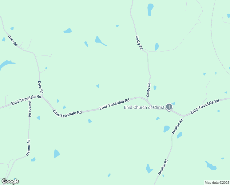 map of restaurants, bars, coffee shops, grocery stores, and more near 775 Enid-Teasdale Road in Tallahatchie