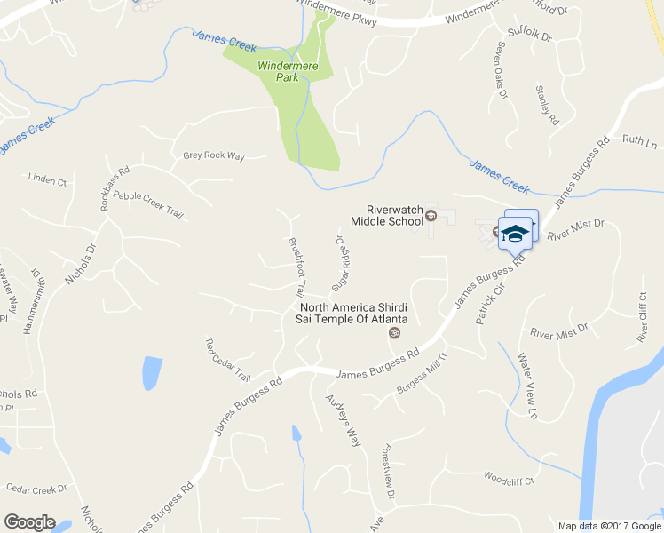 map of restaurants, bars, coffee shops, grocery stores, and more near 1620 Pepperbush Court in Suwanee